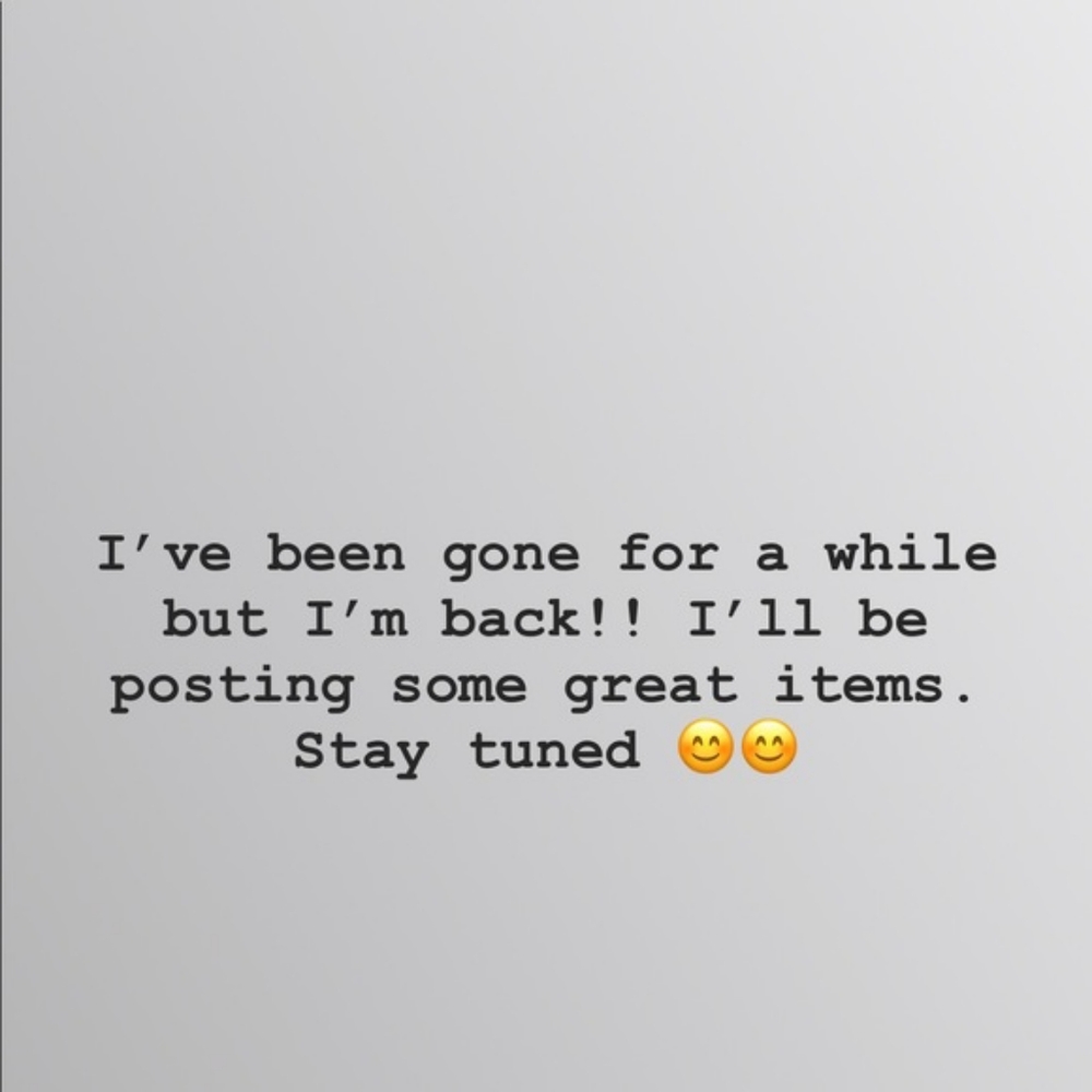 I'm back!